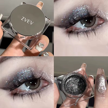 Diamond Glitter Eyeshadow Brighten Eyes Make up Waterproof Shimmer Palette Monochrome Eye Shadow Pigmented Highlighter Cosmetics