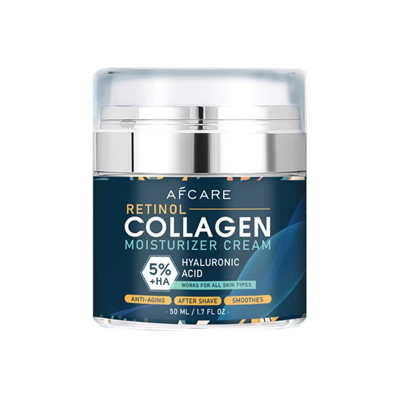 50ML Retinol Collagen Moisturizer Cream anti Aging Face Cream Wrinkle Remover Hyaluronic Acid Creams Brighten Smoothing Skincare