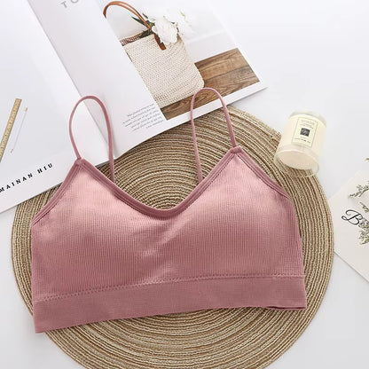 Women Seamless Breathable Sports Bra Gym Running Push up Bralette Padded Vest Brassiere Fitness Shockproof Gym Workout Bra Top
