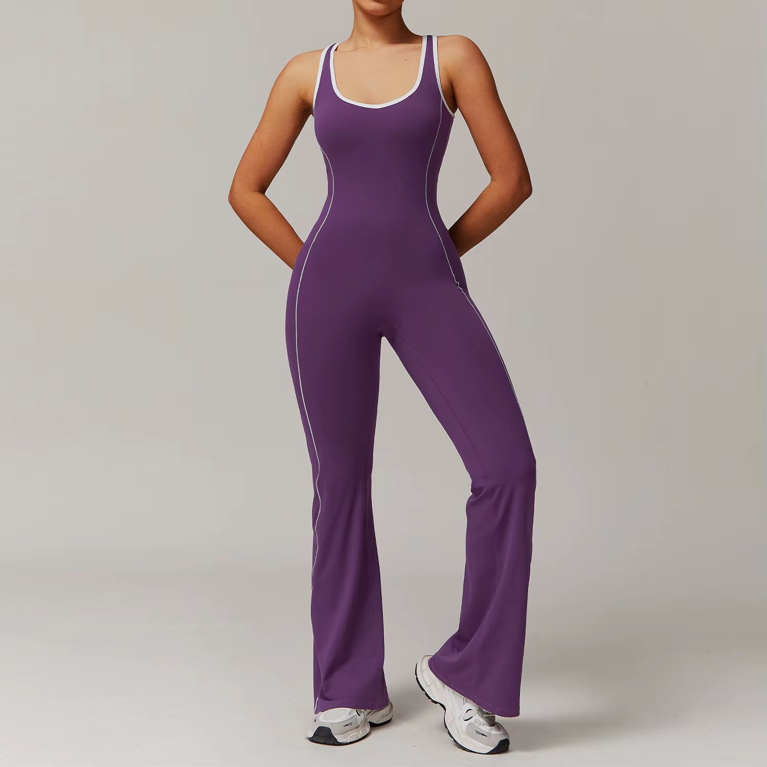 Women One-Piece Yoga Jumpsuit Gym Fitness Sports Bodysuits Workout Overalls High Elastic Cycling Bodysuit Sportswear Gym Clothes