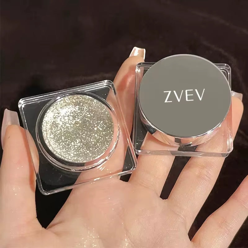 Diamond Glitter Eyeshadow Brighten Eyes Make up Waterproof Shimmer Palette Monochrome Eye Shadow Pigmented Highlighter Cosmetics