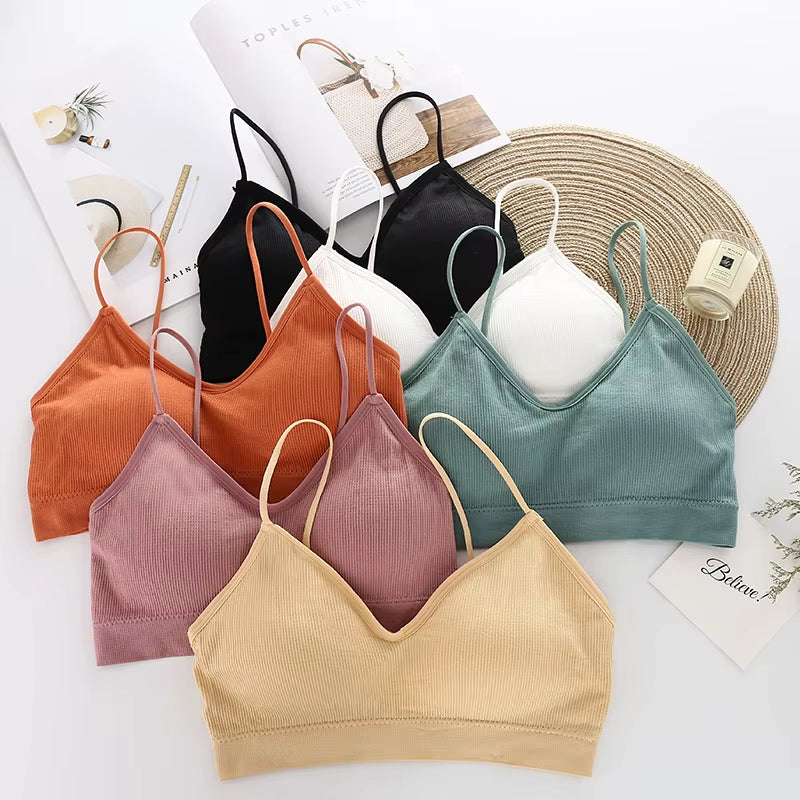 Women Seamless Breathable Sports Bra Gym Running Push up Bralette Padded Vest Brassiere Fitness Shockproof Gym Workout Bra Top