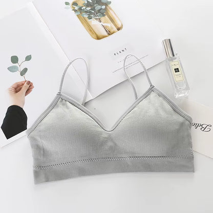 Women Seamless Breathable Sports Bra Gym Running Push up Bralette Padded Vest Brassiere Fitness Shockproof Gym Workout Bra Top