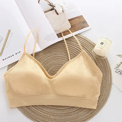 Women Seamless Breathable Sports Bra Gym Running Push up Bralette Padded Vest Brassiere Fitness Shockproof Gym Workout Bra Top