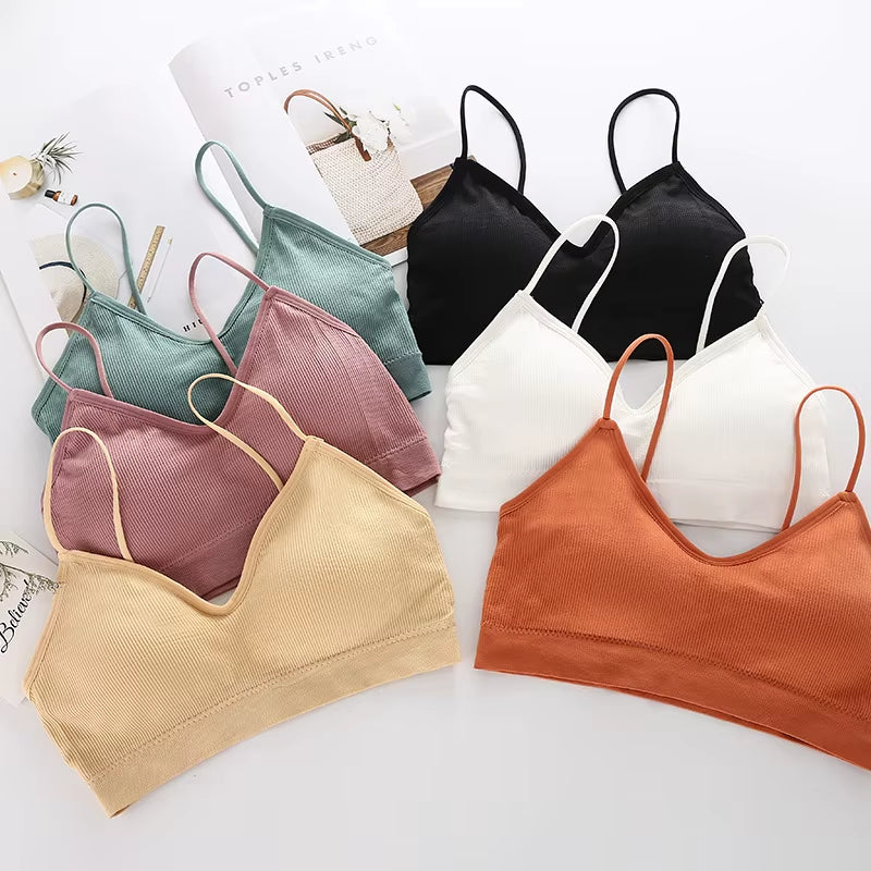 Women Seamless Breathable Sports Bra Gym Running Push up Bralette Padded Vest Brassiere Fitness Shockproof Gym Workout Bra Top